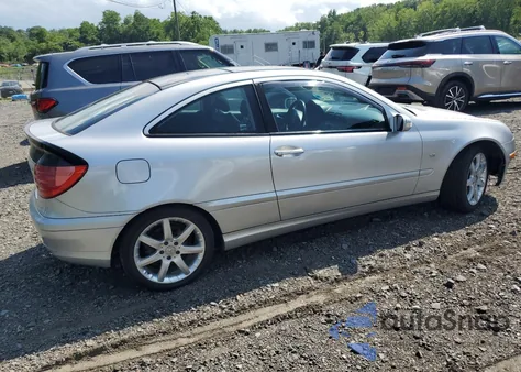 2004 Mercedes-Benz C 230K Sport Coupe из США, поврежденный, VIN WDBRN40J94A548568